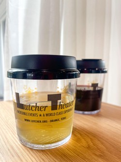 LUTCHER LOGO CUP WITH LID